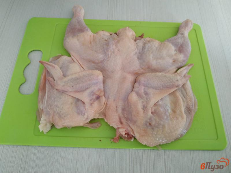 Фото приготовление рецепта: Цыплёнок табака шаг №2