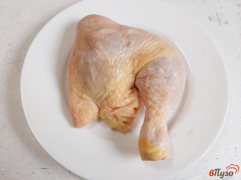 Фото приготовление рецепта: Куриные окорочка запеченные в соусе тартар шаг №1