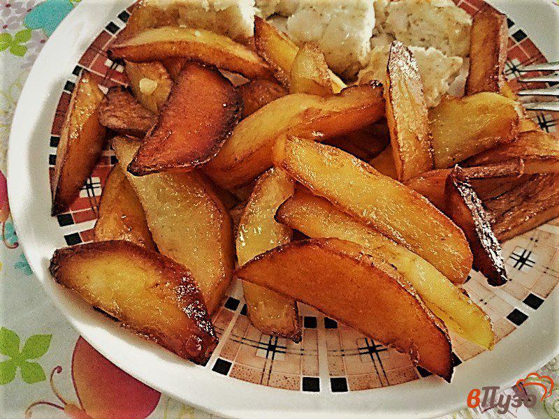 Фото приготовление рецепта: Жаренный пряный картофель шаг №7