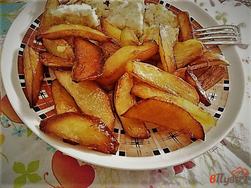 Фото приготовление рецепта: Жаренный пряный картофель шаг №6