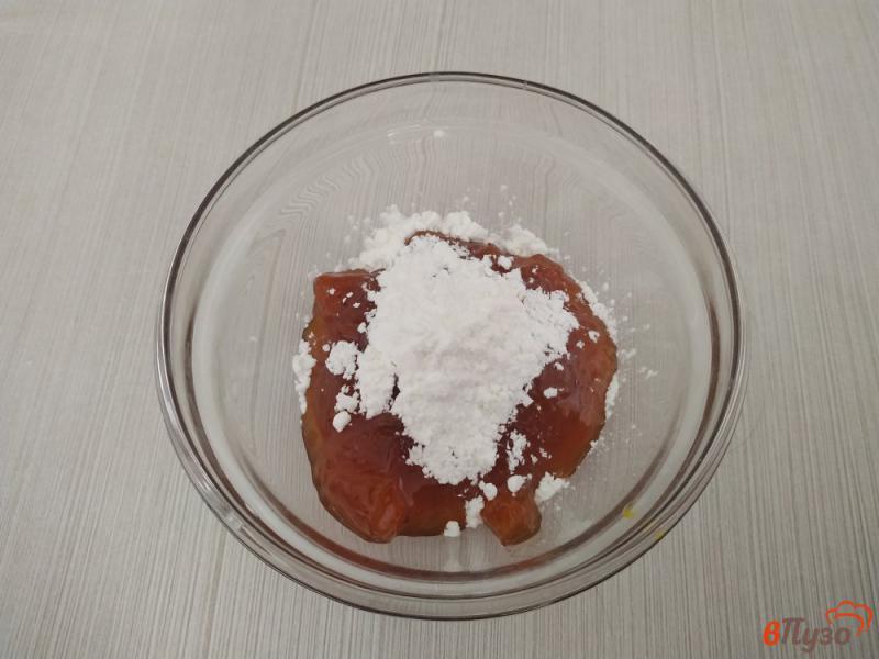 Фото приготовление рецепта: Песочное печенье с абрикосовым вареньем шаг №4