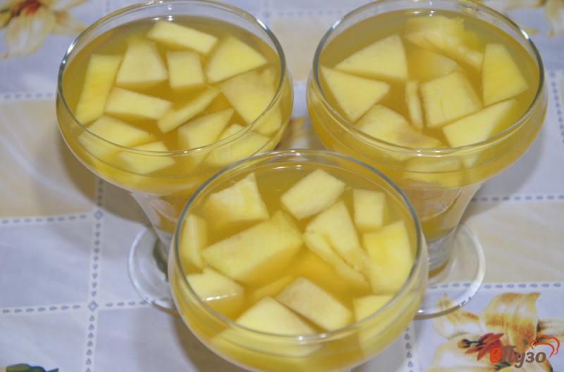 Фото приготовление рецепта: Цитрусовое желе с манго шаг №6