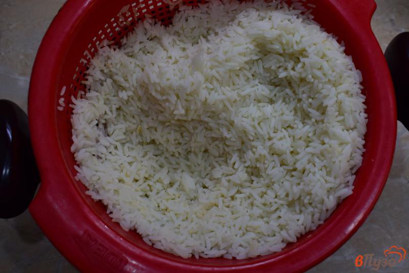 Фото приготовление рецепта: Рис с фаршем на сковороде шаг №1