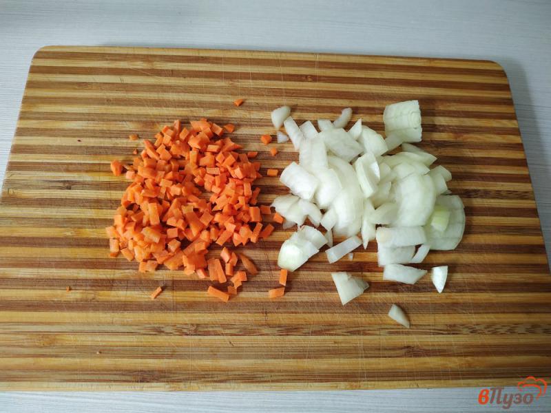 Фото приготовление рецепта: Картофель тушёный со свиным сердцем шаг №4