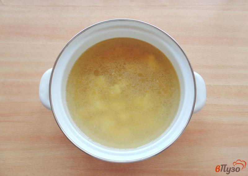 Фото приготовление рецепта: Суп из головы и хребта толстолобика шаг №4
