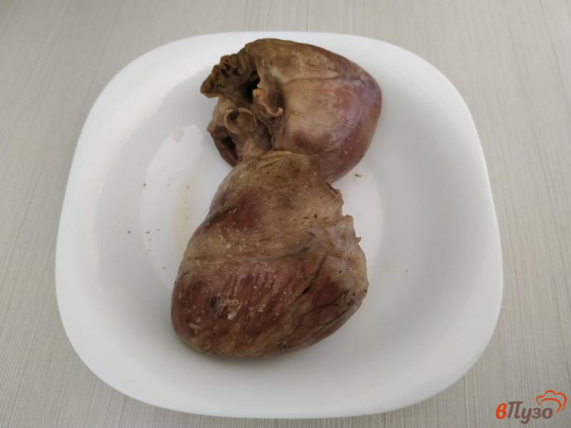 Фото приготовление рецепта: Салат Оливье со свиным сердцем шаг №2