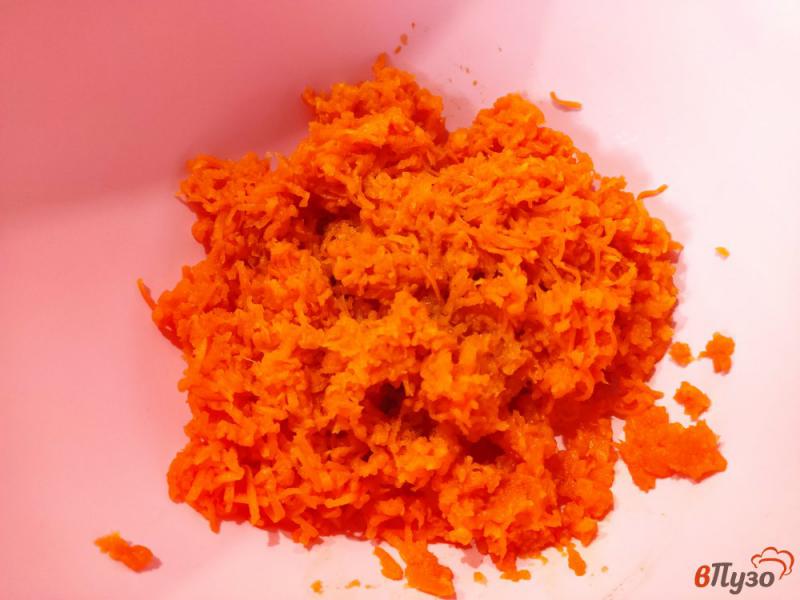 Фото приготовление рецепта: Морковные оладьи с изюмом шаг №1
