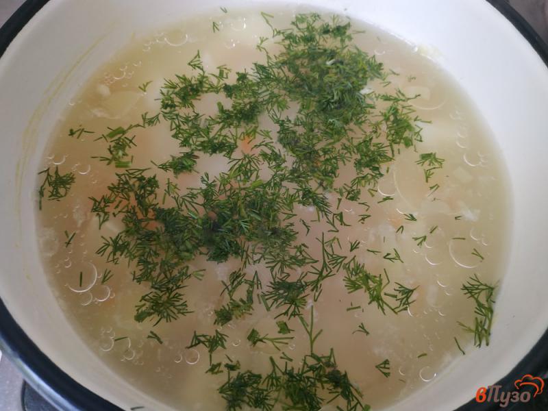 Фото приготовление рецепта: Куриный суп на втором бульоне шаг №8