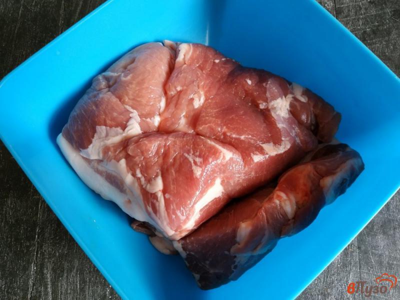 Фото приготовление рецепта: Шашлык из свиной шеи в духовке шаг №1
