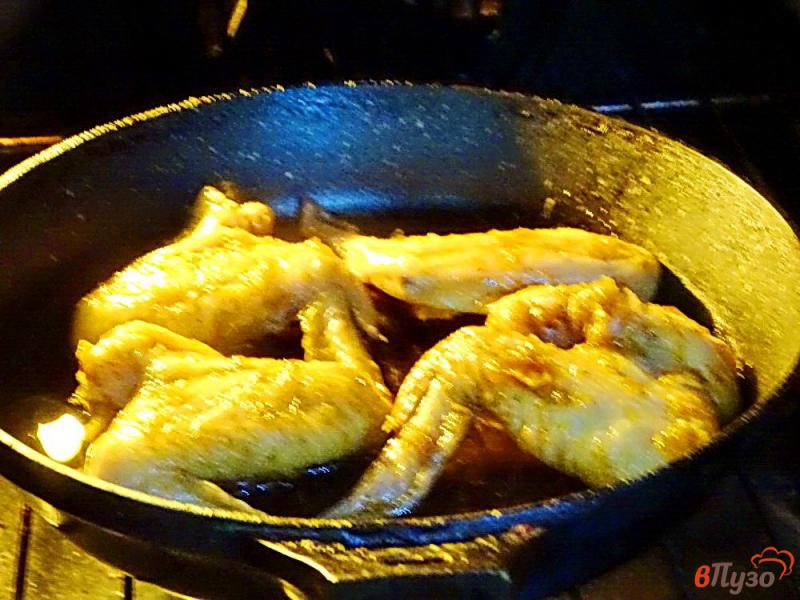 Фото приготовление рецепта: Куриные крылья запеченные в гранатовом соусе шаг №8