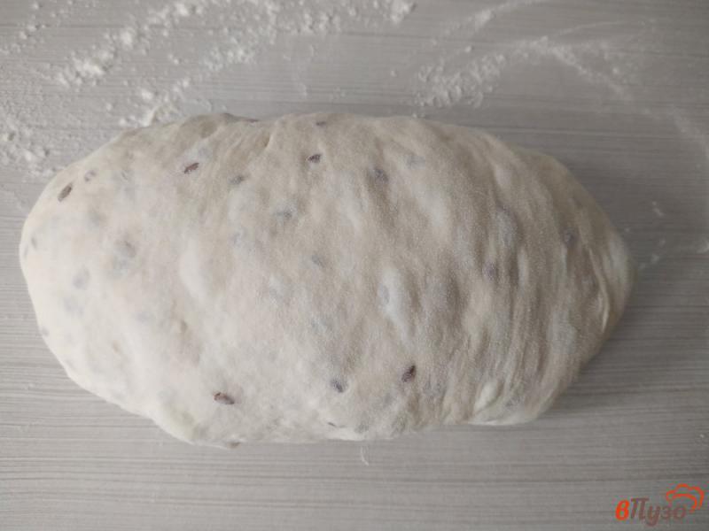 Фото приготовление рецепта: Хлеб с семенами льна шаг №6