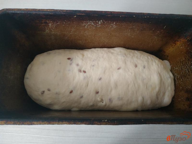 Фото приготовление рецепта: Хлеб с семенами льна шаг №7