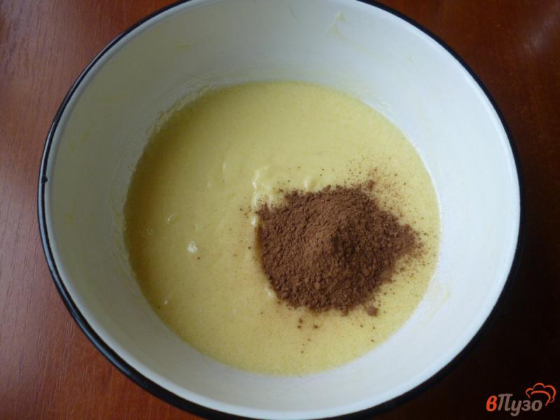Фото приготовление рецепта: Шоколадное песочное печенье шаг №5