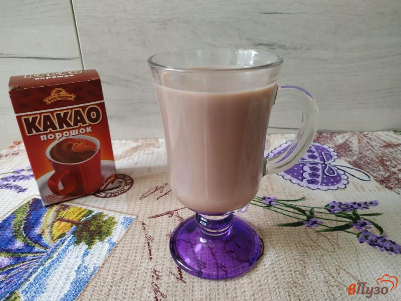 Фото приготовление рецепта: Напиток какао с молоком шаг №7
