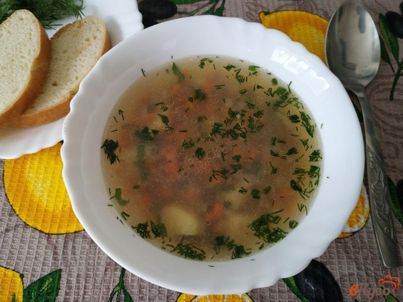 Фото приготовление рецепта: Диетический суп с гречневой крупой шаг №7