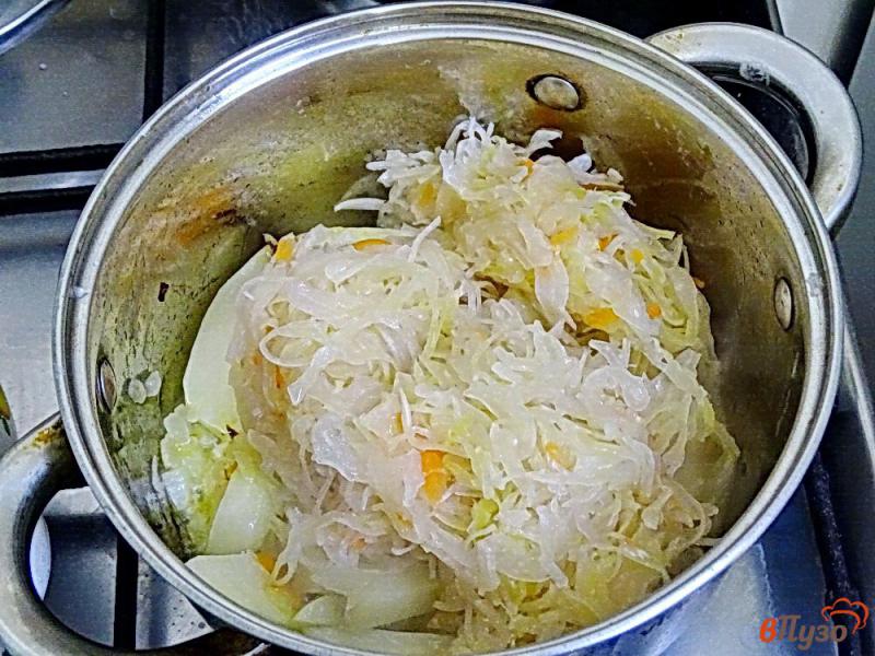 Фото приготовление рецепта: Суп пюре из квашеной капусты шаг №5