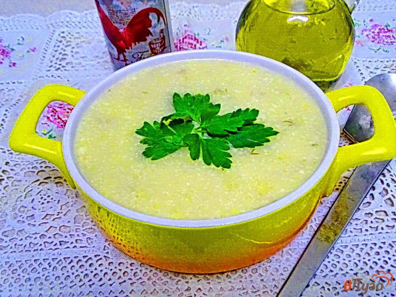 Фото приготовление рецепта: Суп пюре из квашеной капусты шаг №7