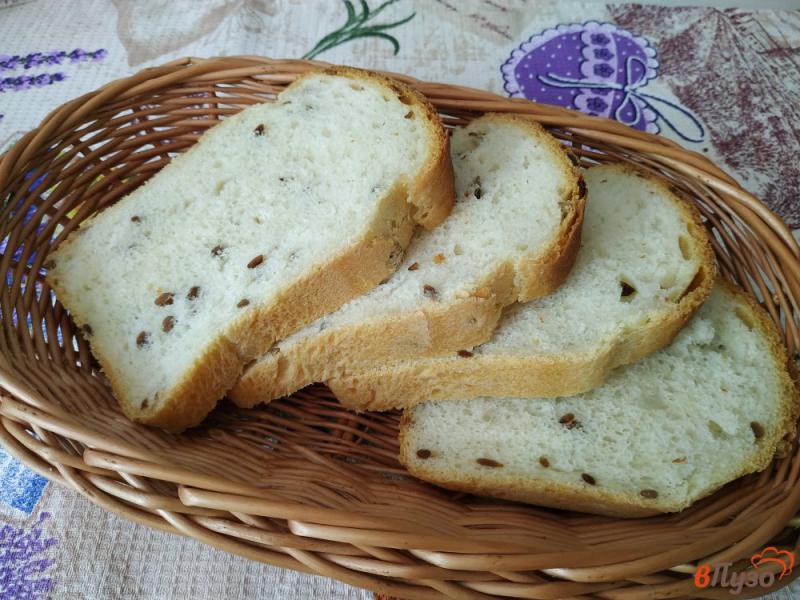 Фото приготовление рецепта: Формовой хлеб с семечками шаг №11
