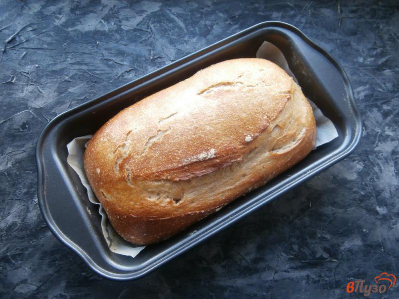 Фото приготовление рецепта: Пшенично-ржаной хлеб на закваске шаг №8