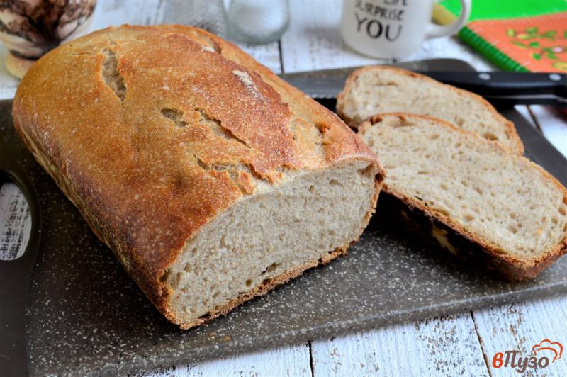 Фото приготовление рецепта: Пшенично-ржаной хлеб на закваске шаг №9