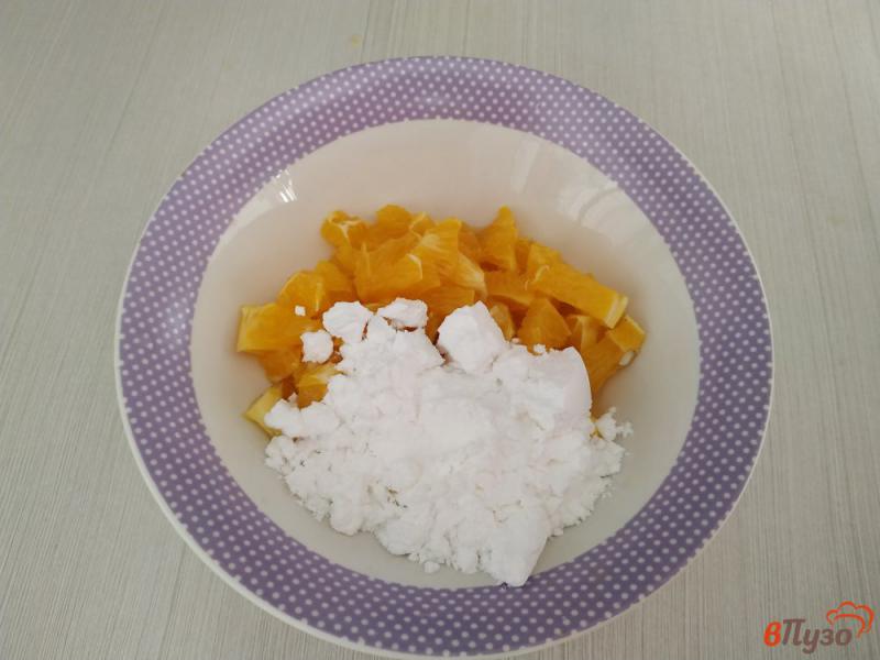Фото приготовление рецепта: Булочки с апельсиновой начинкой шаг №6