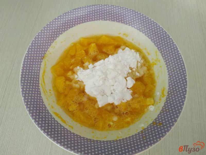 Фото приготовление рецепта: Булочки с апельсиновой начинкой шаг №7
