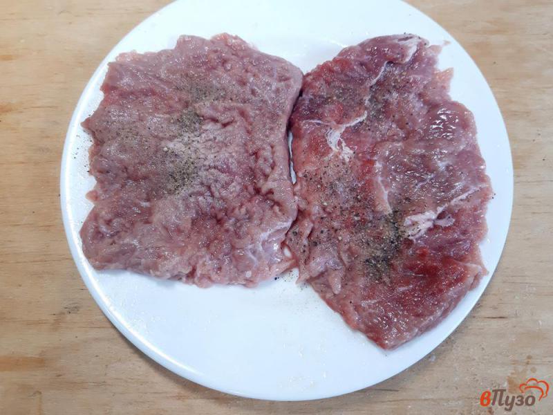 Фото приготовление рецепта: Отбивные из говядины в двойном кляре шаг №3