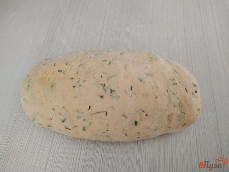 Фото приготовление рецепта: Формовой хлеб с паприкой и укропом шаг №6