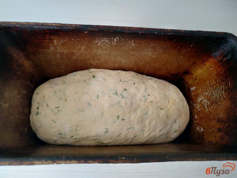 Фото приготовление рецепта: Формовой хлеб с паприкой и укропом шаг №7