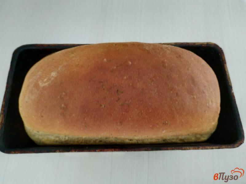Фото приготовление рецепта: Формовой хлеб с паприкой и укропом шаг №9
