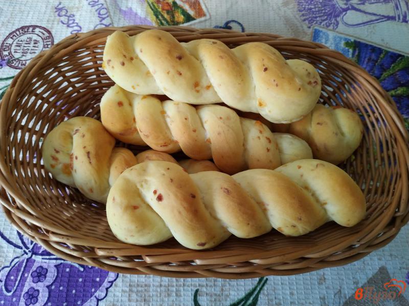 Фото приготовление рецепта: Хлебные палочки с сыром шаг №13