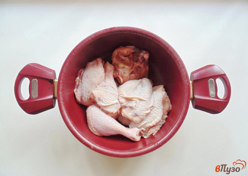Фото приготовление рецепта: Курица в томатно-соевом соусе шаг №1