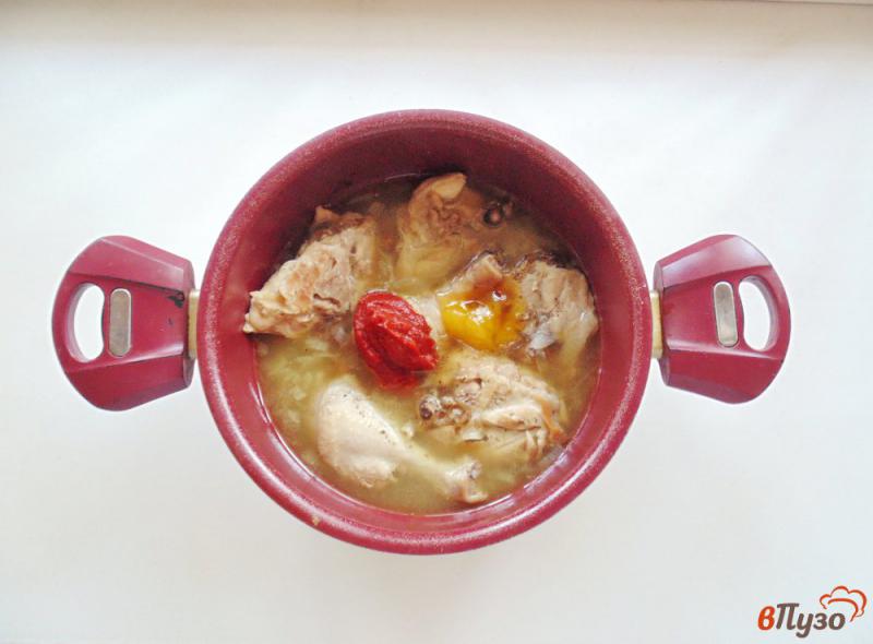 Фото приготовление рецепта: Курица в томатно-соевом соусе шаг №3