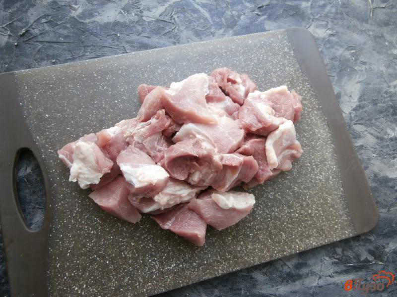 Фото приготовление рецепта: Свинина по-венгерски в мультиварке шаг №1