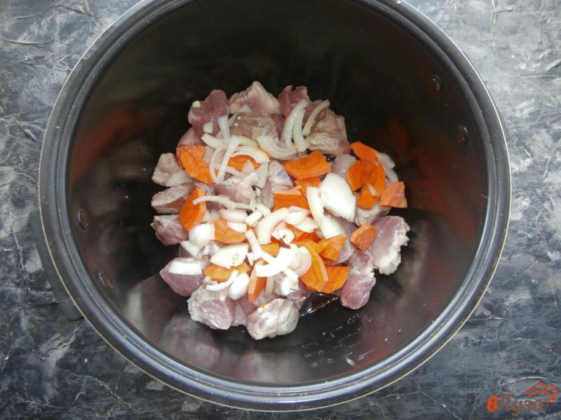 Фото приготовление рецепта: Свинина по-венгерски в мультиварке шаг №2