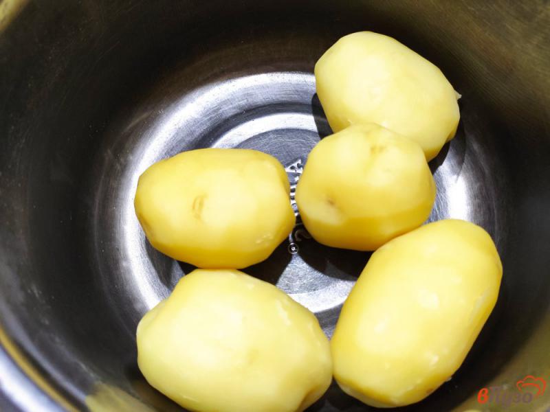 Фото приготовление рецепта: Картофельная запеканка с квашеной капустой шаг №1