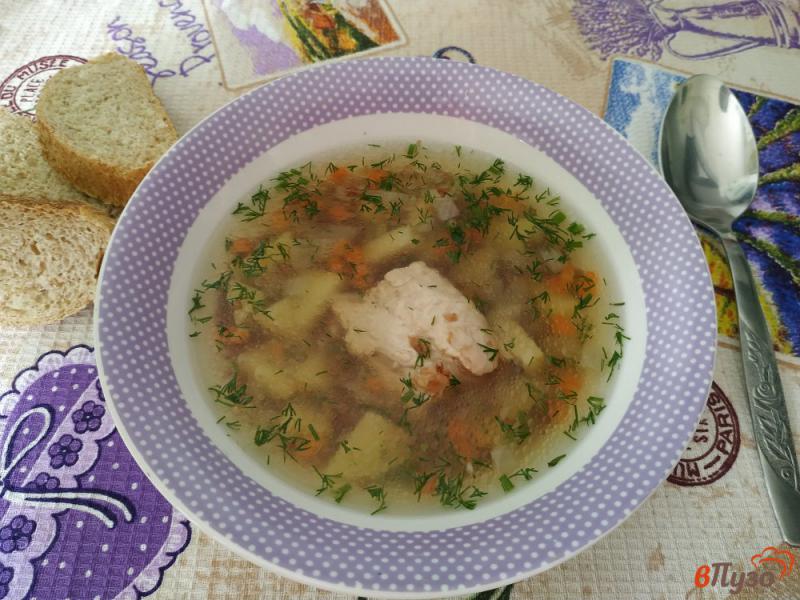 Фото приготовление рецепта: Суп гречневый с индейкой шаг №12