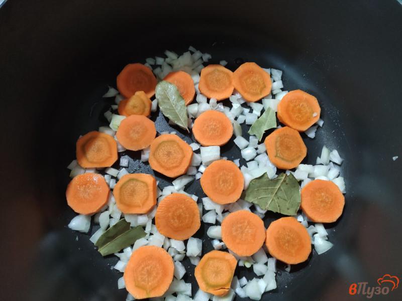 Фото приготовление рецепта: Куриные голени тушёные с морковью и луком шаг №5