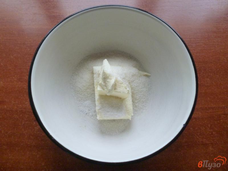 Фото приготовление рецепта: Песочное печенье в сахарной пудре шаг №1