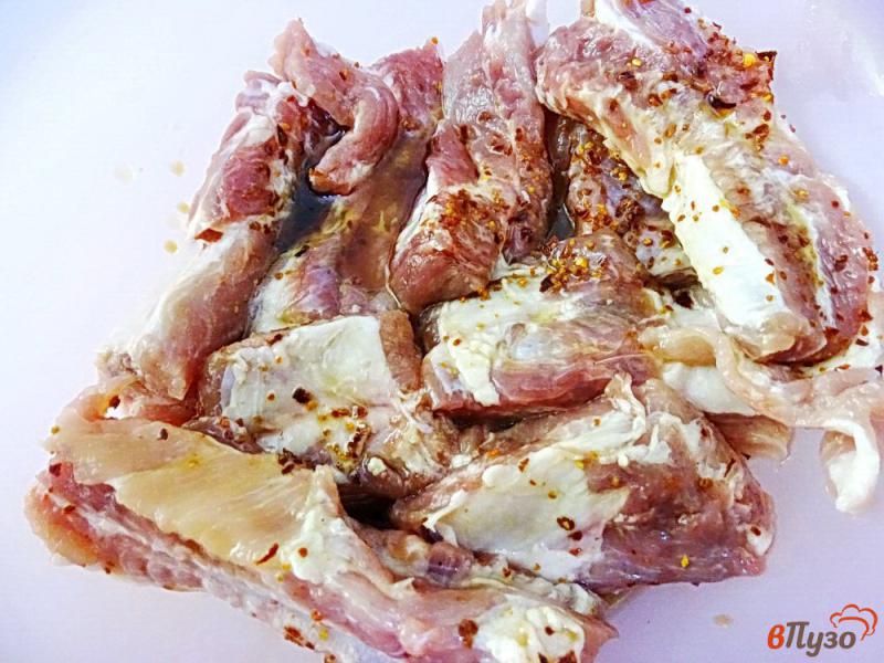 Фото приготовление рецепта: Свиные рёбрышки с картофелем в рукаве шаг №1