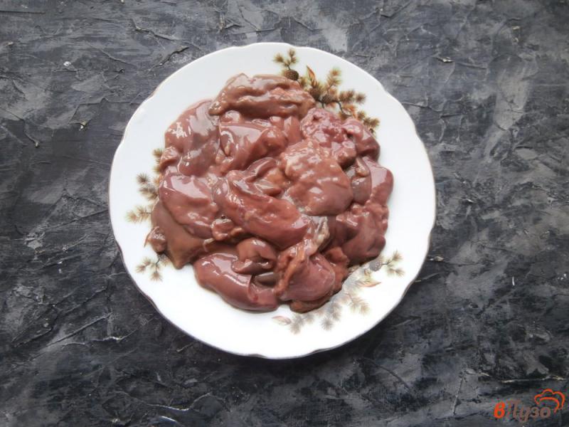 Фото приготовление рецепта: Овощное рагу с куриной печенью в мультиварке шаг №1