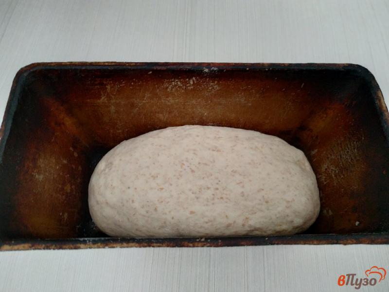 Фото приготовление рецепта: Формовой хлеб с отрубями шаг №7