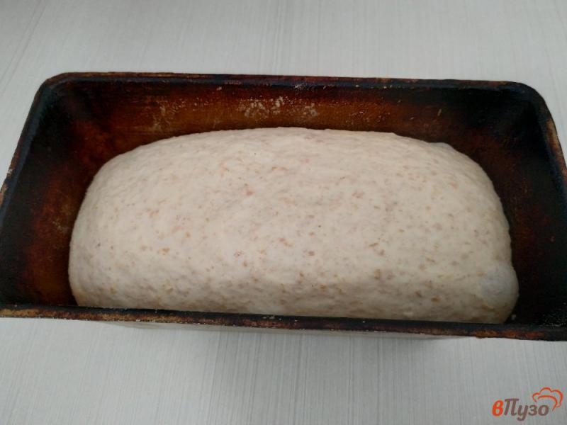 Фото приготовление рецепта: Формовой хлеб с отрубями шаг №8