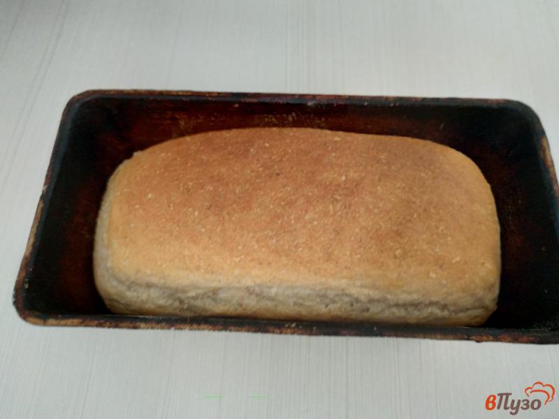 Фото приготовление рецепта: Формовой хлеб с отрубями шаг №9
