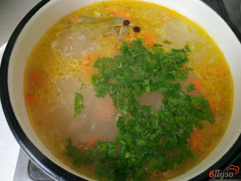 Фото приготовление рецепта: Рисовый суп с крольчатиной шаг №9