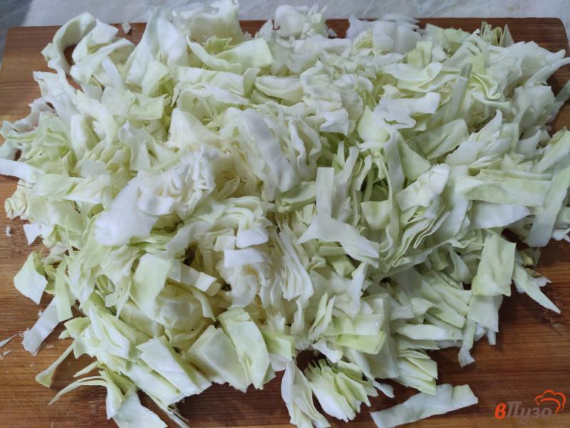 Фото приготовление рецепта: Овощное рагу с консервированным горошком шаг №5