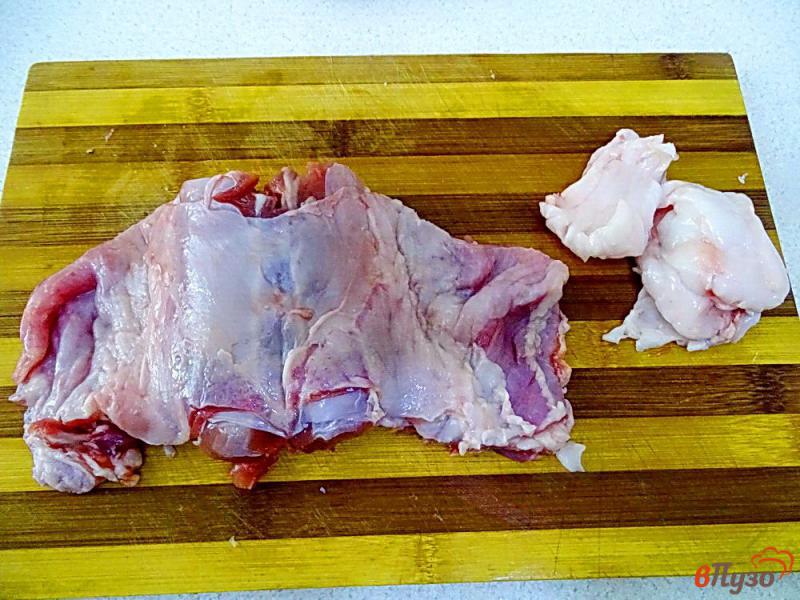Фото приготовление рецепта: Молодая капуста тушеная с кроликом шаг №1