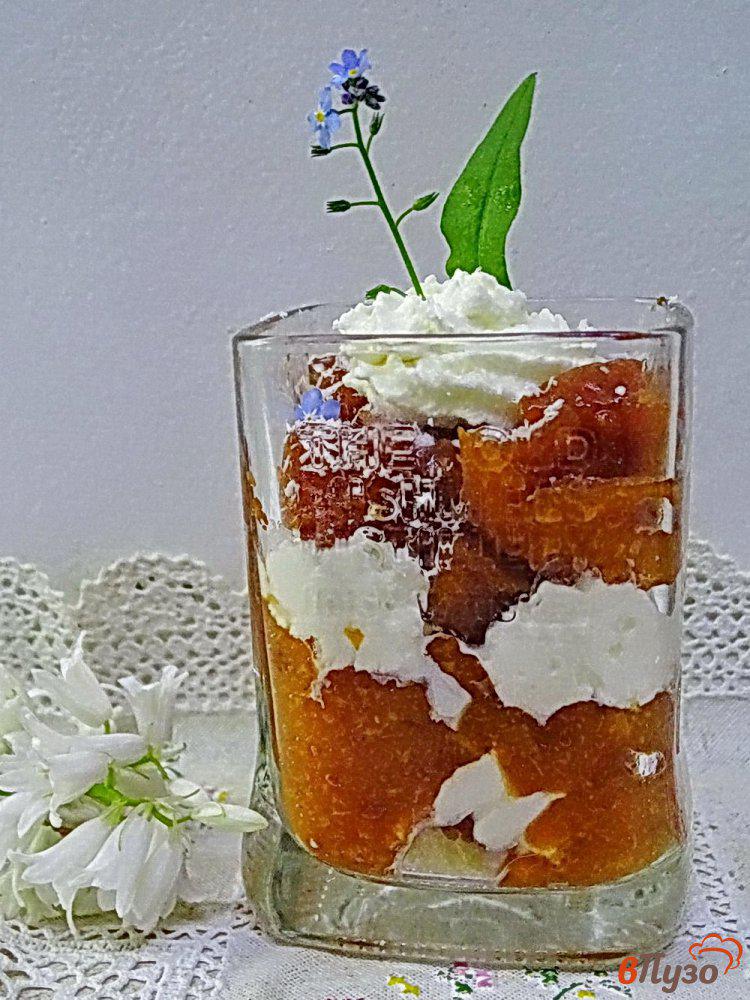 Фото приготовление рецепта: Персиковый десерт шаг №7