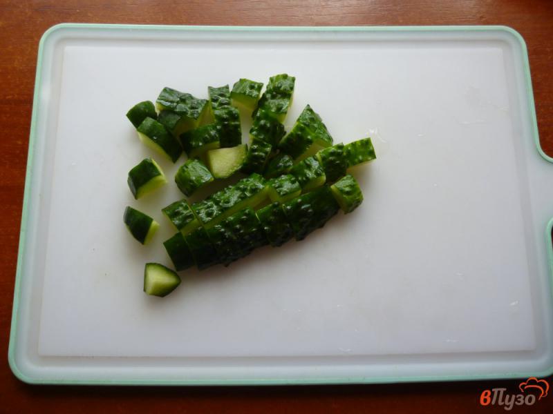 Фото приготовление рецепта: Овощной салат с мятой шаг №1