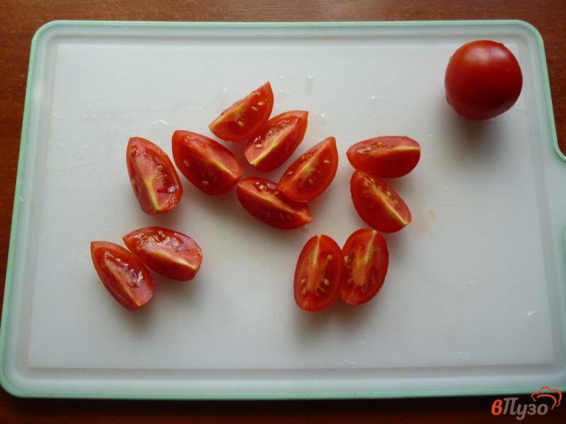 Фото приготовление рецепта: Овощной салат с мятой шаг №2